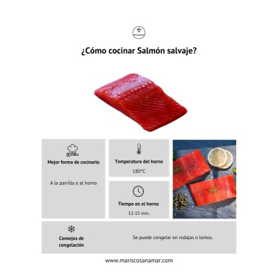 ¿Cómo cocinar salmón salvaje? ¿Cómo congelar salmón salvaje? Comprar salmón salvaje online