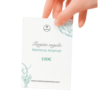 Tarjeta regalo Mariscos Anamar 100€ – Regala pescado y marisco del Cantábrico