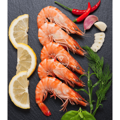 Langostinos de la Mariscada Brisa del Mar de Mariscos Anamar